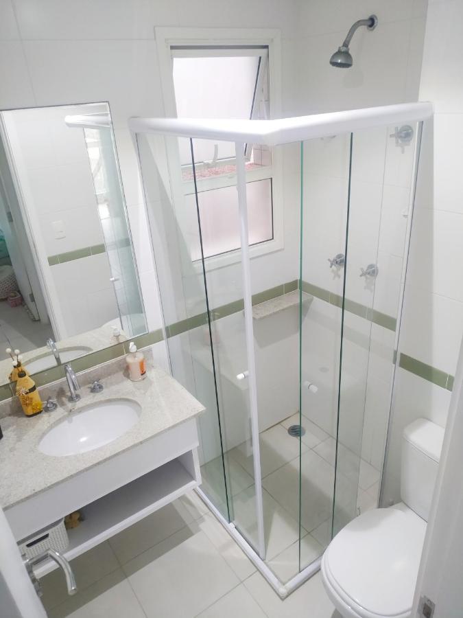 Apartamento Praia Bertioga Frente Mar Lägenhet Exteriör bild