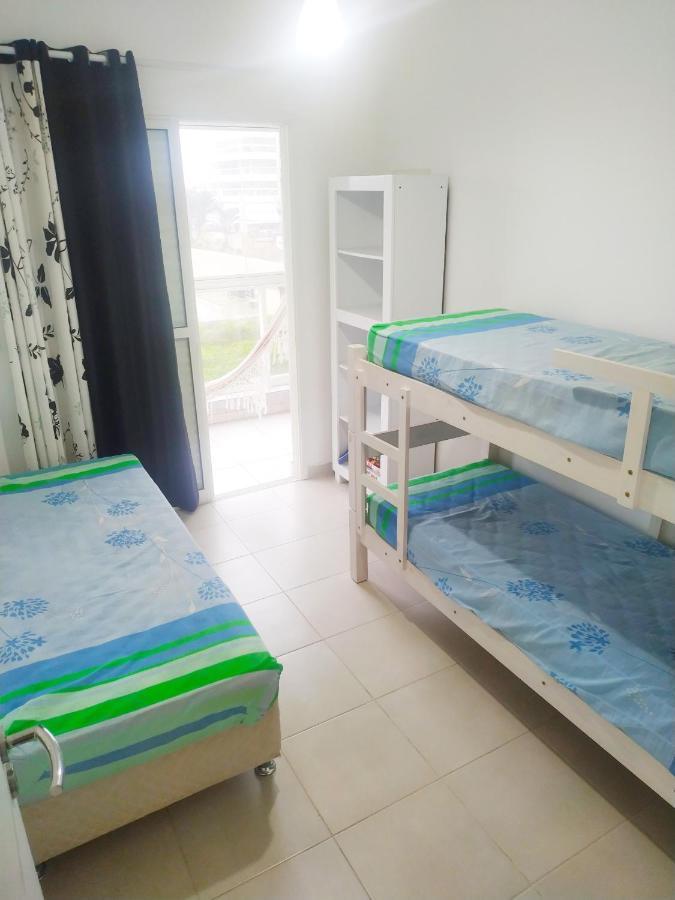 Apartamento Praia Bertioga Frente Mar Lägenhet Exteriör bild