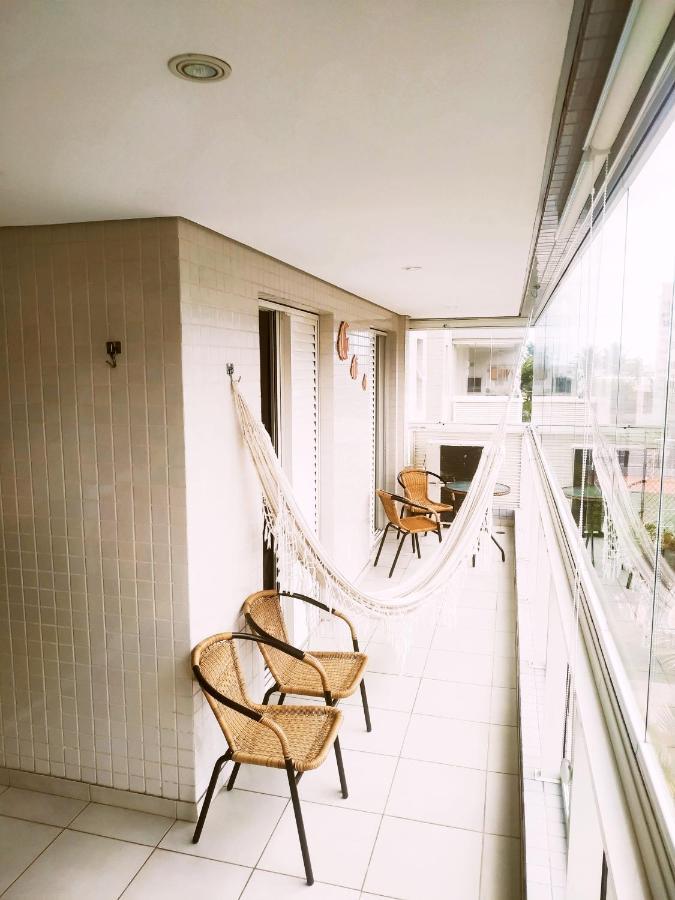 Apartamento Praia Bertioga Frente Mar Lägenhet Exteriör bild