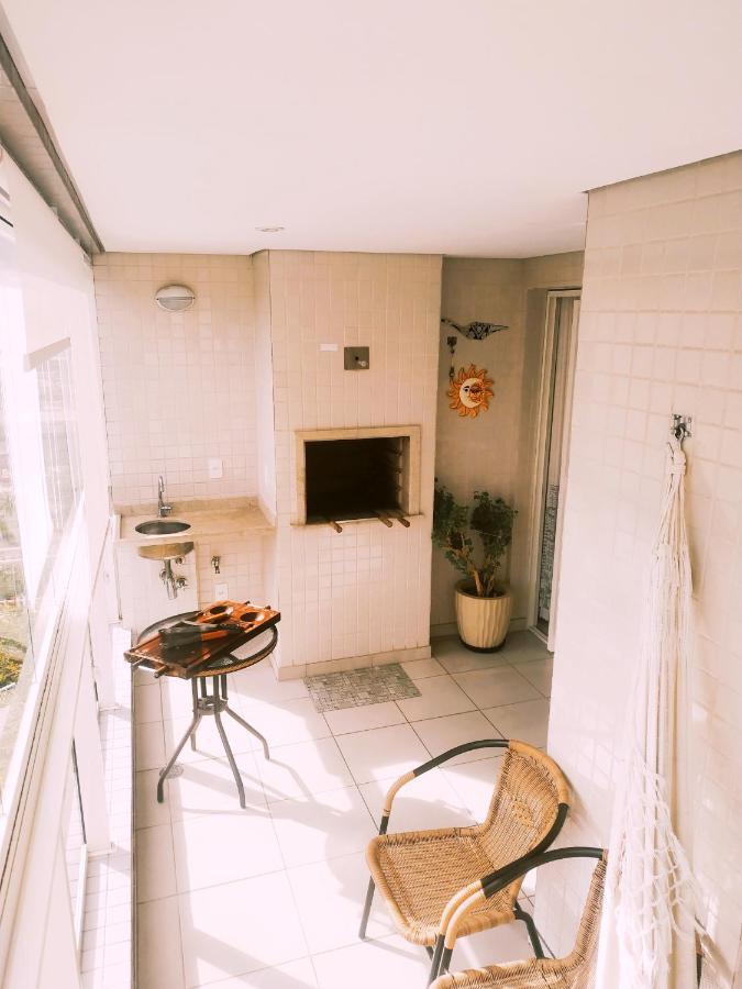 Apartamento Praia Bertioga Frente Mar Lägenhet Exteriör bild