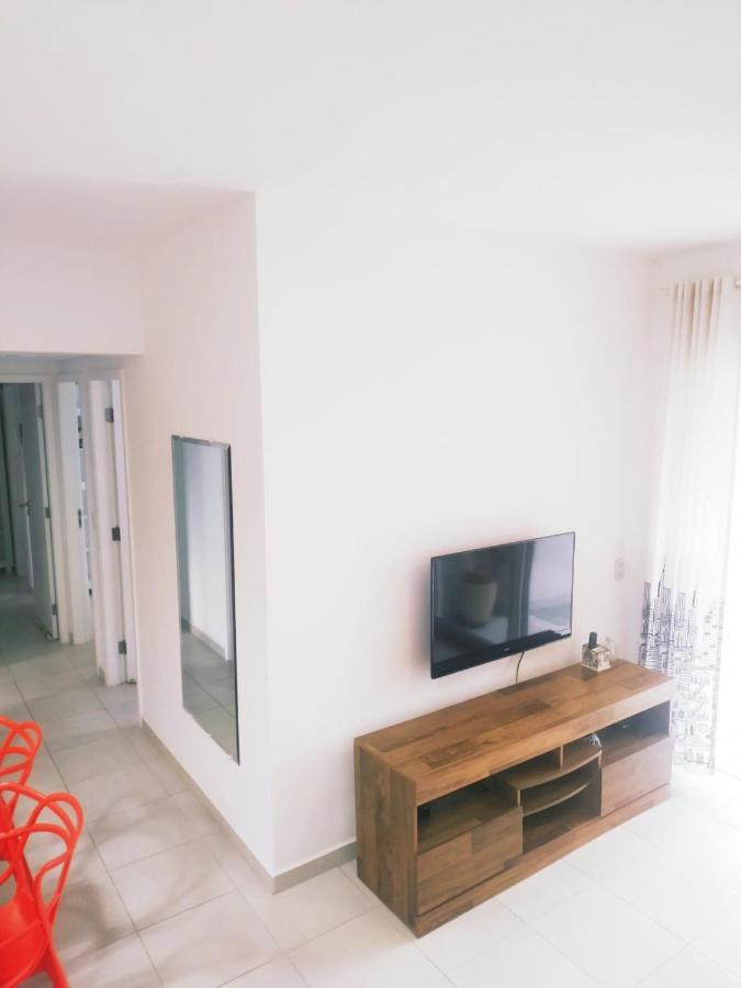 Apartamento Praia Bertioga Frente Mar Lägenhet Exteriör bild