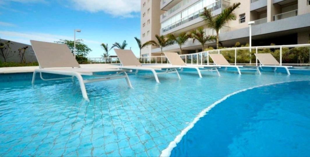 Apartamento Praia Bertioga Frente Mar Lägenhet Exteriör bild