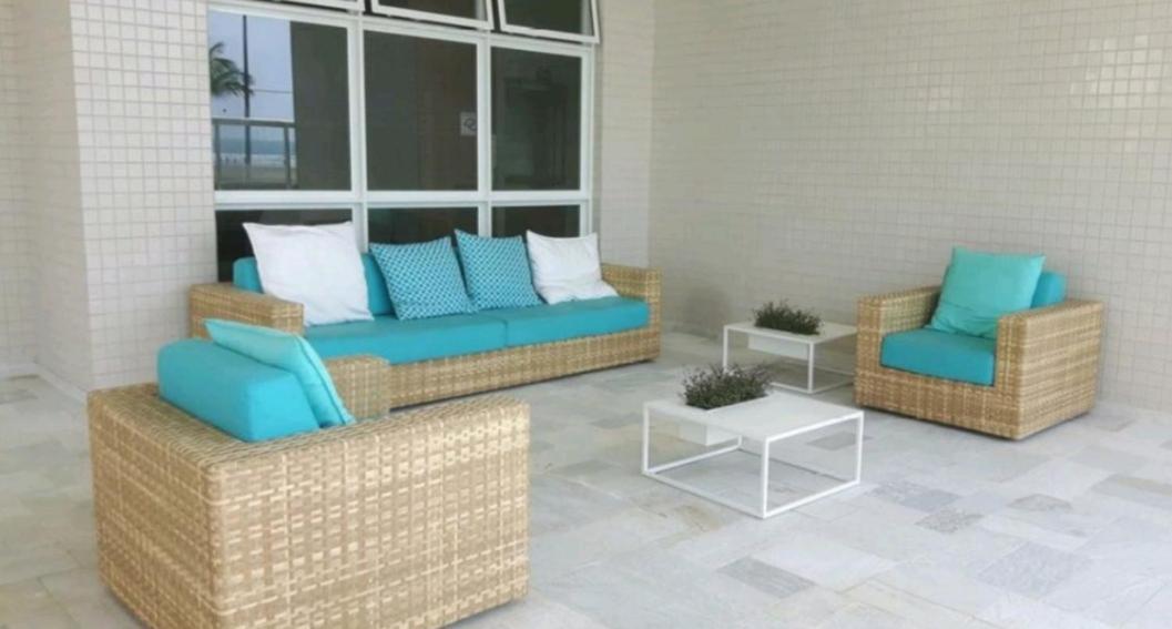 Apartamento Praia Bertioga Frente Mar Lägenhet Exteriör bild