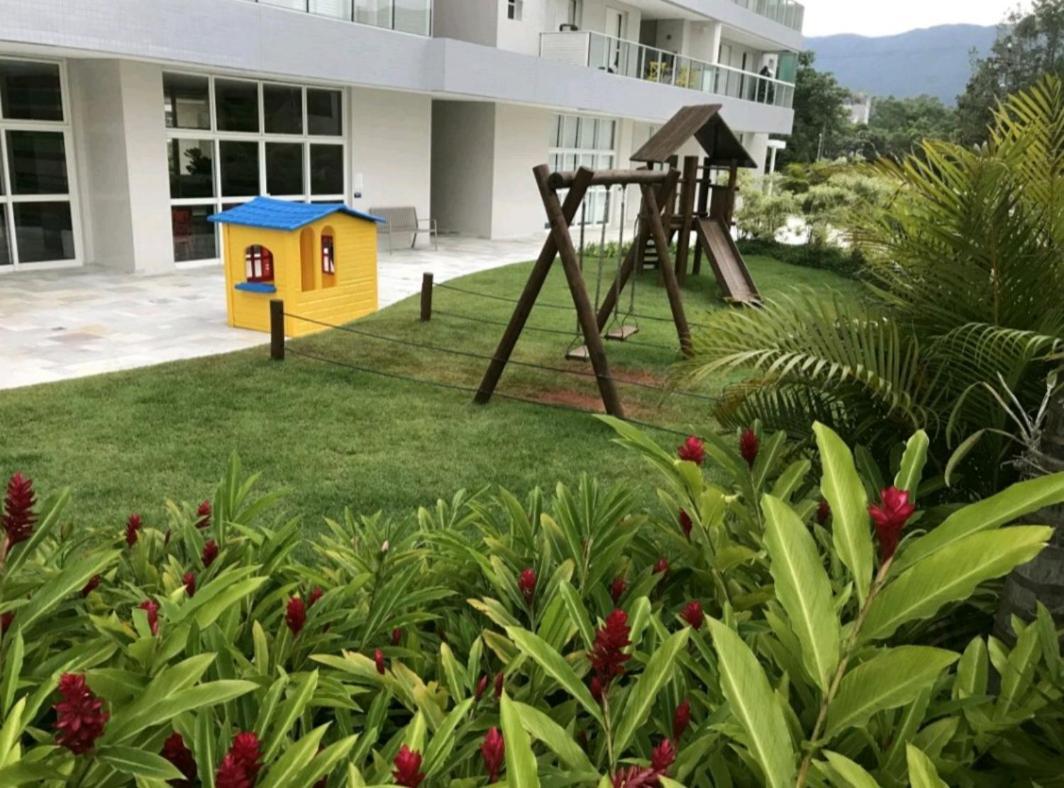 Apartamento Praia Bertioga Frente Mar Lägenhet Exteriör bild