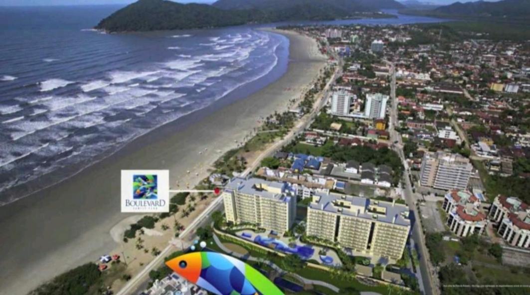 Apartamento Praia Bertioga Frente Mar Lägenhet Exteriör bild